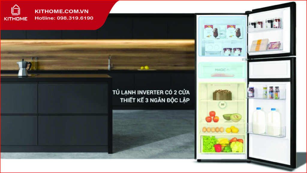 Phân tích khả năng làm lạnh trên tủ lạnh Aqua inverter AQR-T329MA(GB)