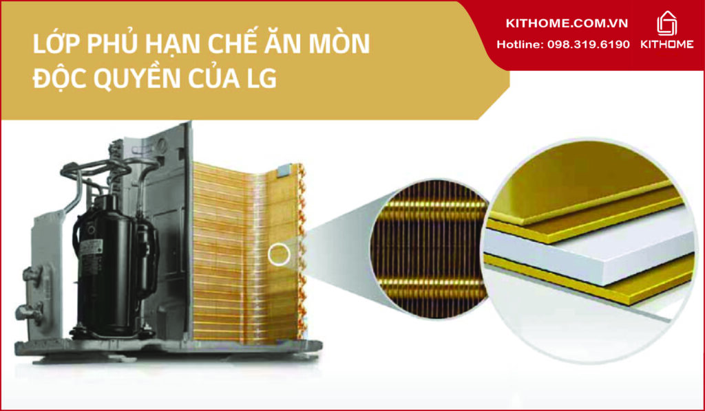 Điều hòa Multi LG A3UW18GFA3 – tuổi thọ sản phẩm tăng cao đáng kể