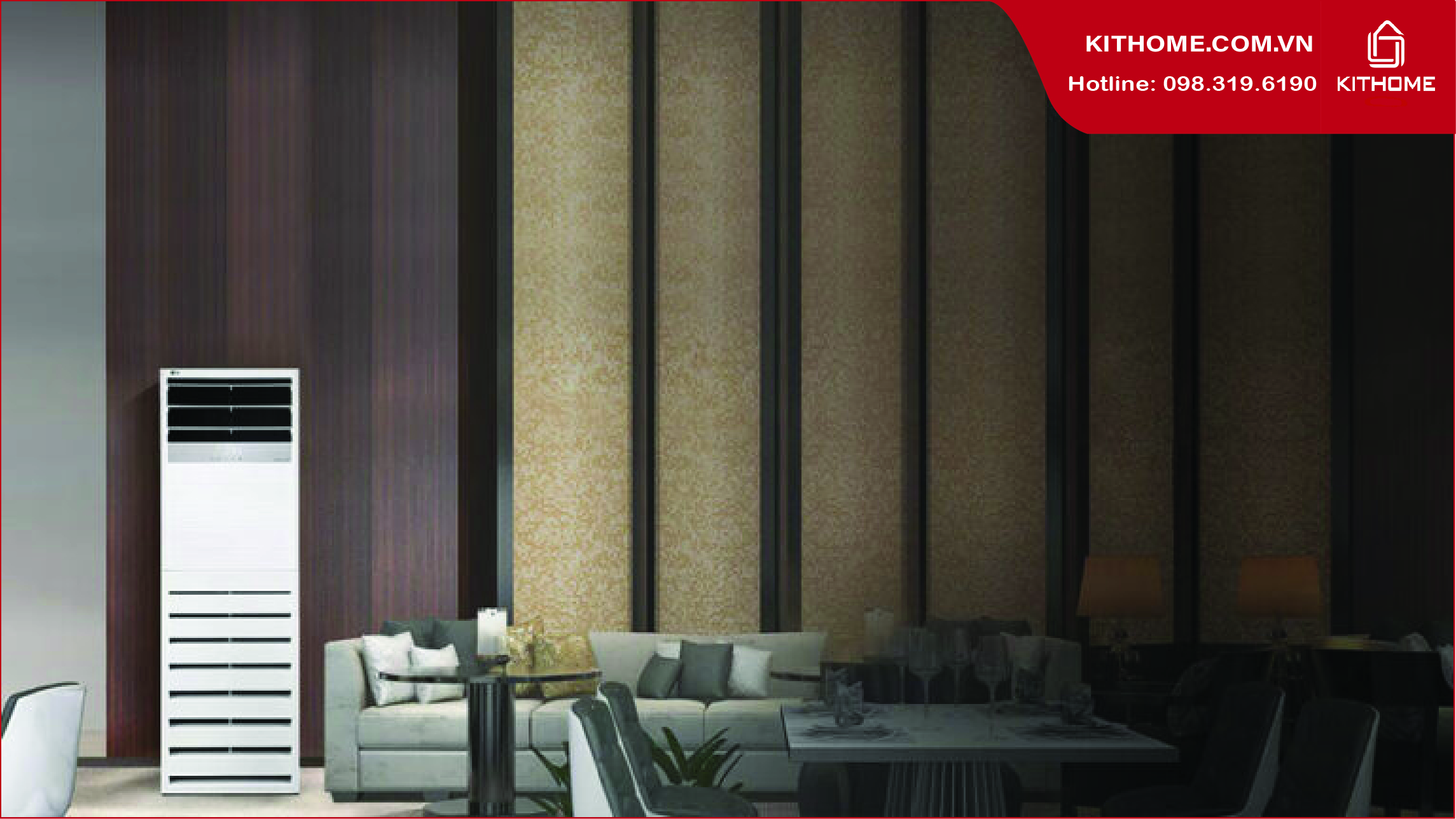 Điều hòa cây LG 1 chiều 24000btu V24PAC