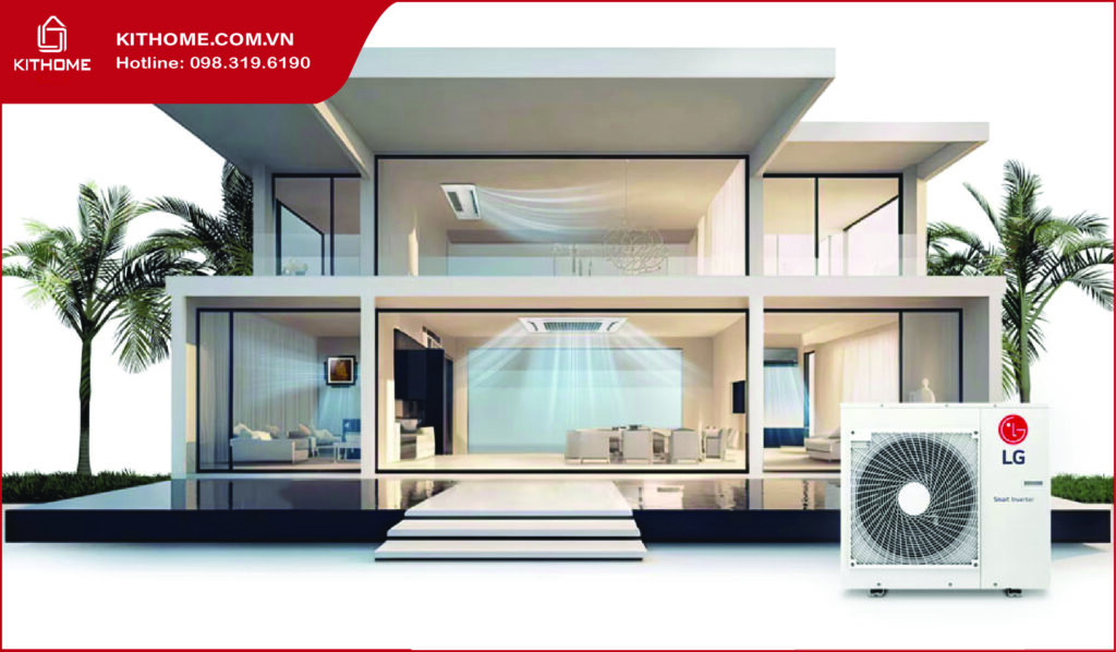 Chi phí đầu tư cao cho hệ thống điều hòa Multi LG