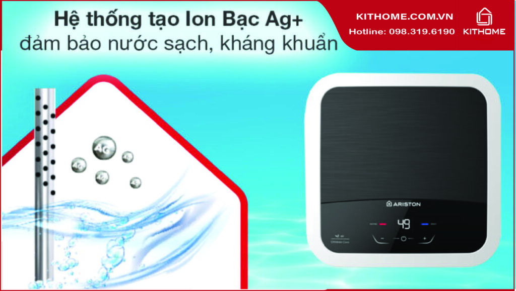 Bình Nóng Lạnh Ariston ANDRIS2 15LUX-D AG+ 2.5FE 15 Lít Bình Nóng Lạnh Ariston ANDRIS2 15LUX-D AG+ 2.5FE 15 Lít