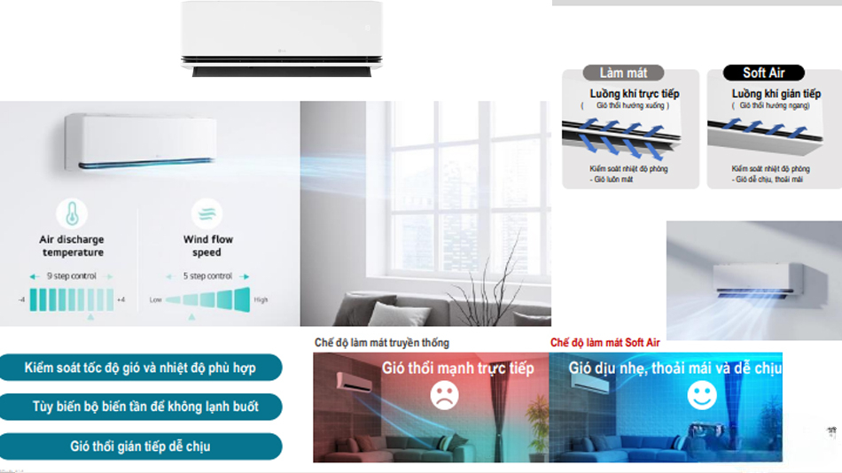 Điều hòa LG 2 chiều IDH12M1 thiết kế hiện đại Điều hòa LG 2 chiều IDH12M1 thiết kế hiện đại