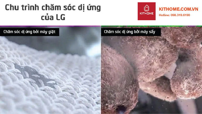 Chu trình chăm sóc dị ứng của LG