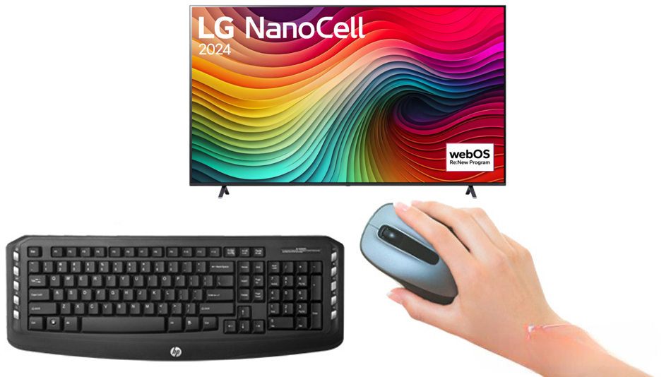 Tivi LG không nhận chuột và bàn phím,