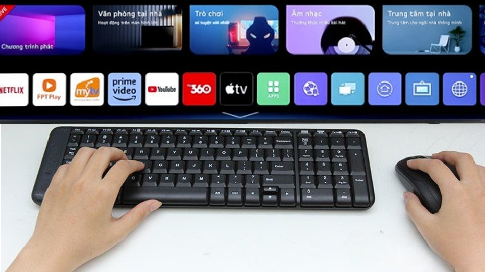 Đảm bảo thiết bị chuột và bàn phím hoạt động bình thường