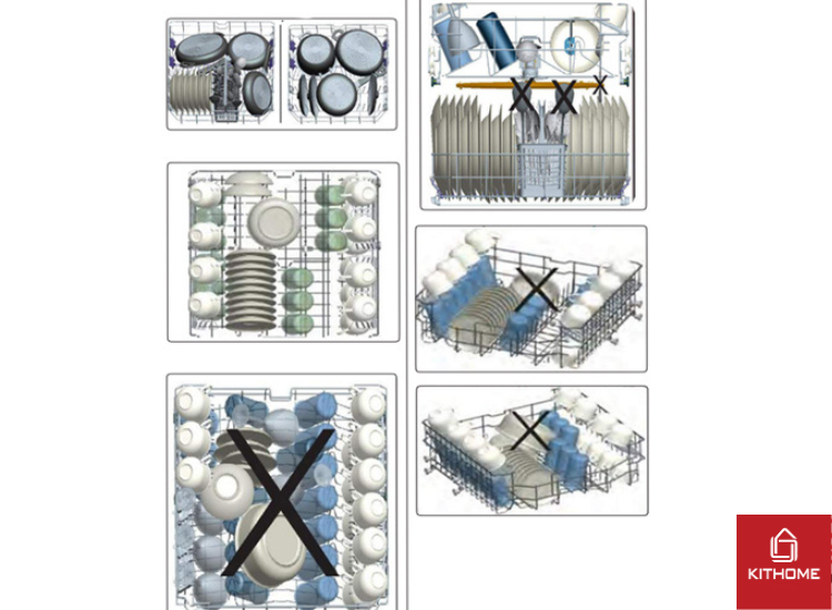 Lưu ý cách xếp bát vào máy rửa chén Eurosun Lưu ý cách xếp bát vào máy rửa chén Eurosun