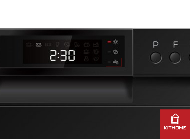 Đèn báo máy rửa bát Eurosun gặp lỗi nguồn cấp nước