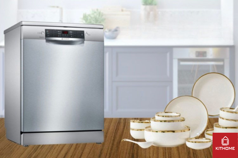 Chỉnh muối máy rửa bát Bosch serie 4