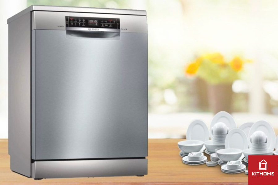 Chỉnh muối máy rửa bát Bosch serie 6