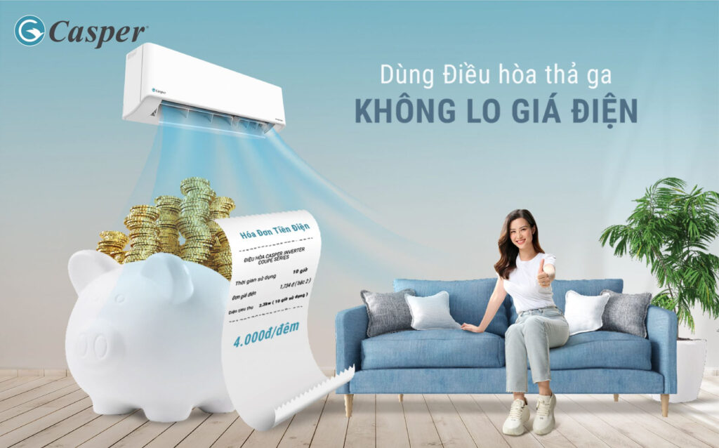 Chia sẻ về các ưu điểm đáng chú ý từ điều hòa Casper inverter GC-09IB36 mang lại