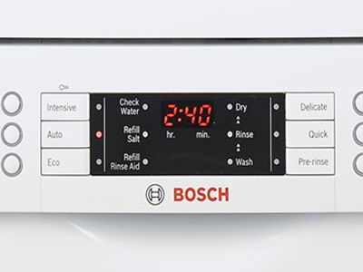 Chọn chương trình rửa phù hợp  của máy rửa bát Bosch series 4