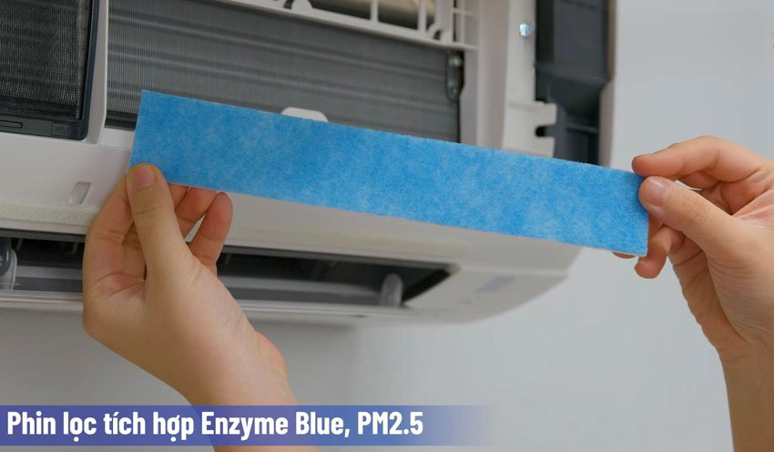 điều hòa Daikin giá rẻ FTKF35ZVMV còn được trang bị bộ phin lọc Enzyme Blue