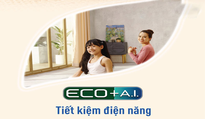 Công nghệ tiết kiệm điện inverter kết hợp Eco+A.I