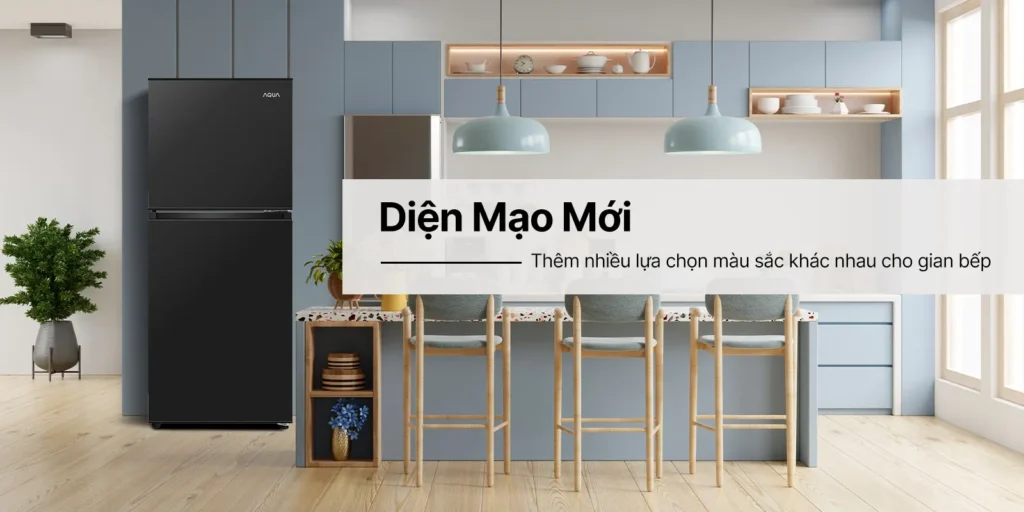 Tủ lạnh Aqua inverter AQR-T160FA(BS) lựa chọn hoàn hảo cho dịp Tết 2025