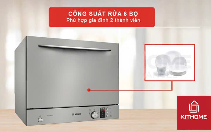 MÁY RỬA BÁT MINI ĐỂ BÀN BOSCH SKS62E38EU SERIE 4 MÁY RỬA BÁT MINI ĐỂ BÀN BOSCH SKS62E38EU SERIE 4