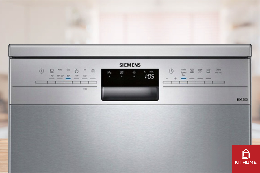 Một số thao tác khác trên bảng điều khiển máy rửa bát Siemens