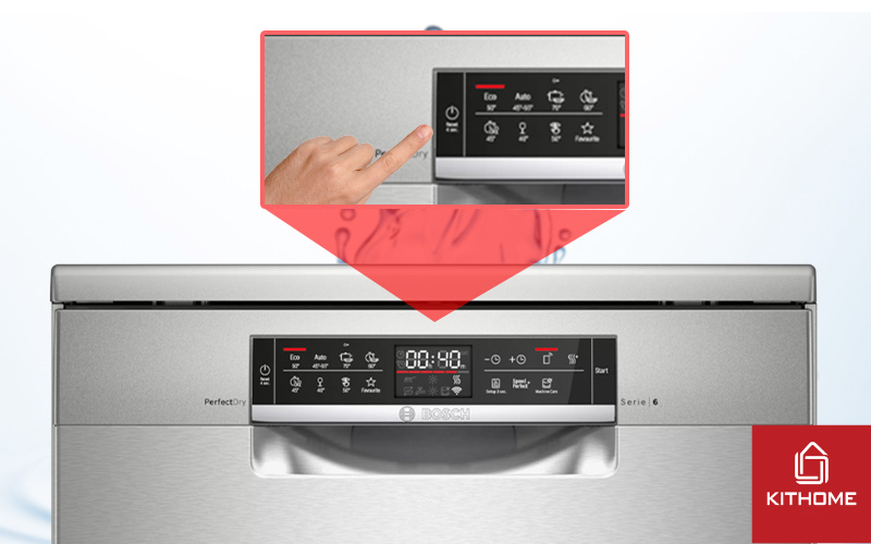 Chạm nhẹ vào nút On/Off để mở nguồn thiết bị