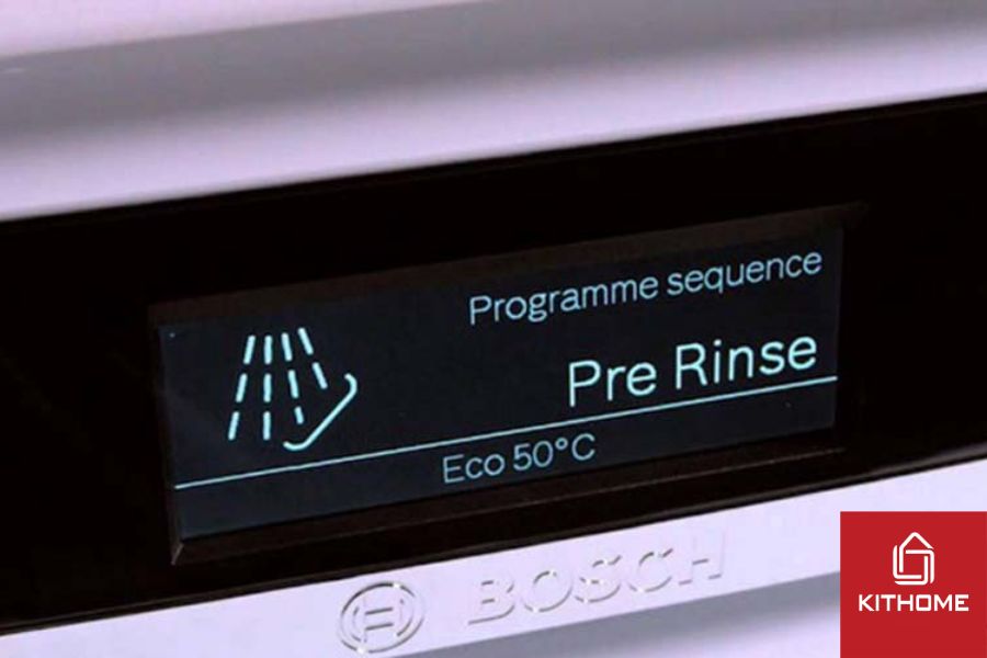 Thời gian rửa của máy rửa bát ở chế độ rửa nhanh Pre Rinse là 15 phút