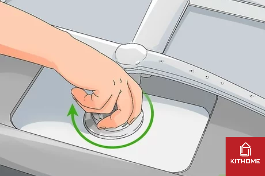 Đóng kín nắp hộc muối sau khi đổ xong. Đóng kín nắp hộc muối sau khi đổ xong.