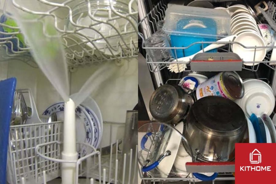 Không sắp xếp đồ vật chắn vòi phun của máy Không sắp xếp đồ vật chắn vòi phun của máy