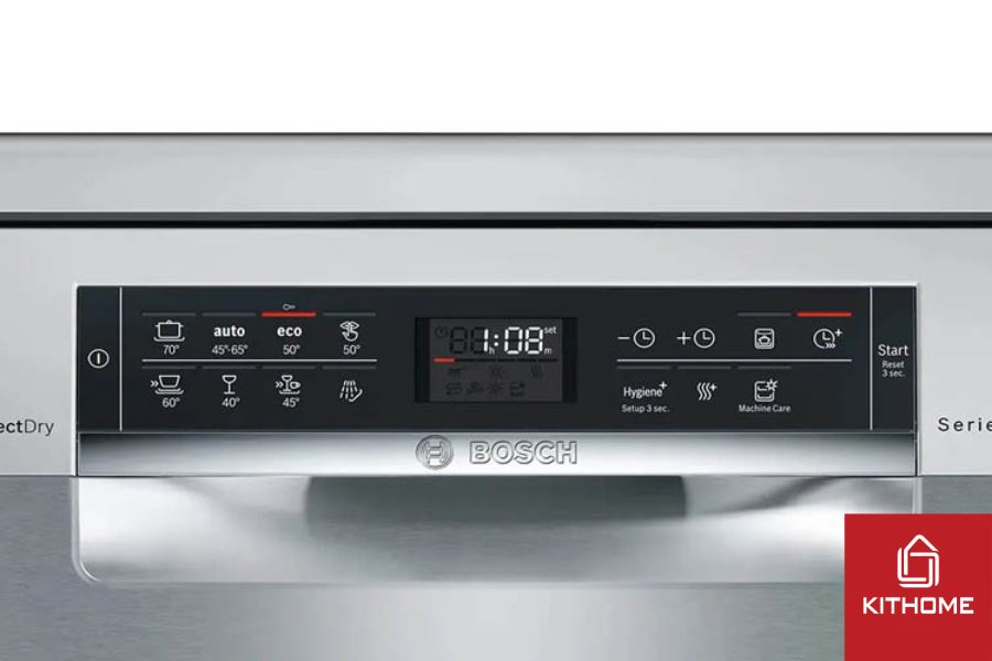 Bảng điều khiển máy rửa bát thường tiêu thụ điện ít hơn 