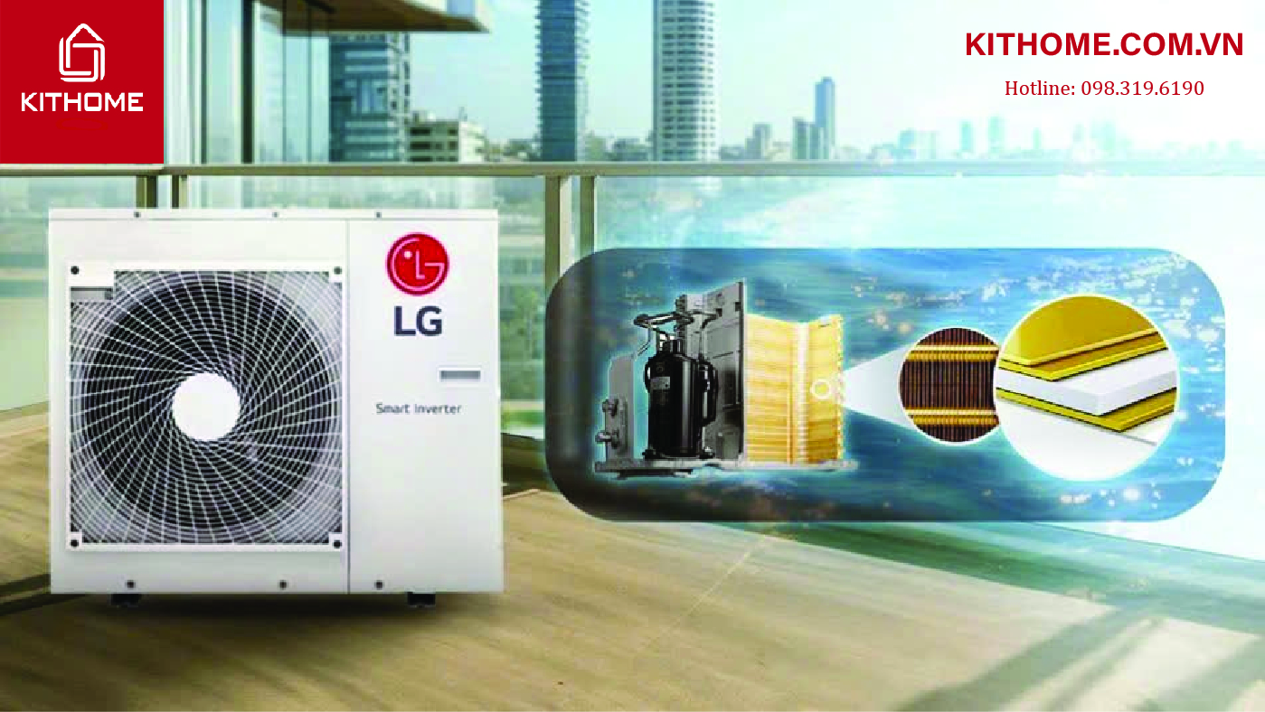 Máy điều hòa multi LG 2 chiều Z2UW18GFA0 tản nhiệt nhanh chóng, hiệu quả Máy điều hòa multi LG 2 chiều Z2UW18GFA0 tản nhiệt nhanh chóng, hiệu quả