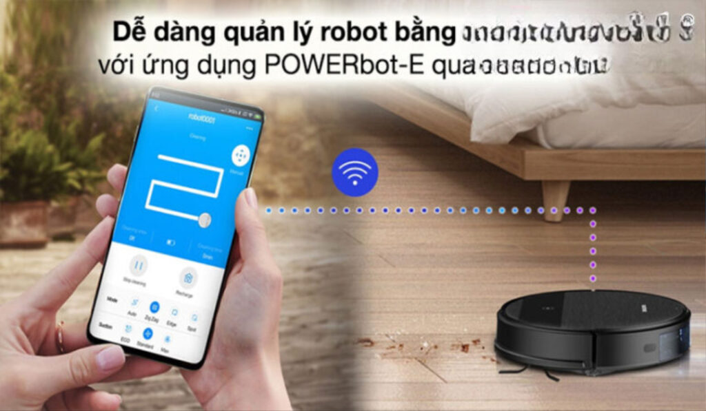 Robot hút bụi Samsung VR05R5050WK/SV Công nghệ hút bụi hiện đại tại Robot hút bụi Samsung VR05R5050WK/SV