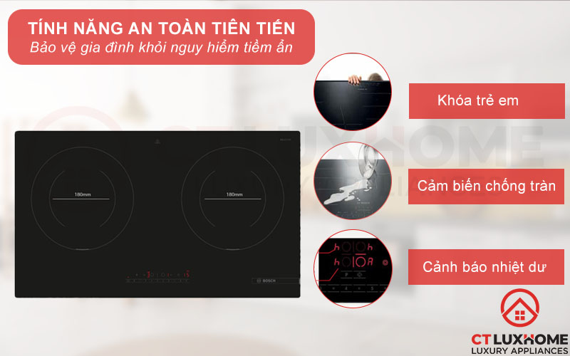 Bảo vệ người dùng và thiết bị hiệu quả với các tính năng an toàn