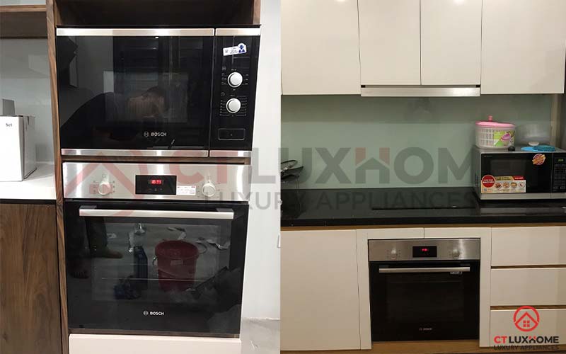 Kiểu dáng âm tủ sang trọng, nhỏ gọn và tiện lợi