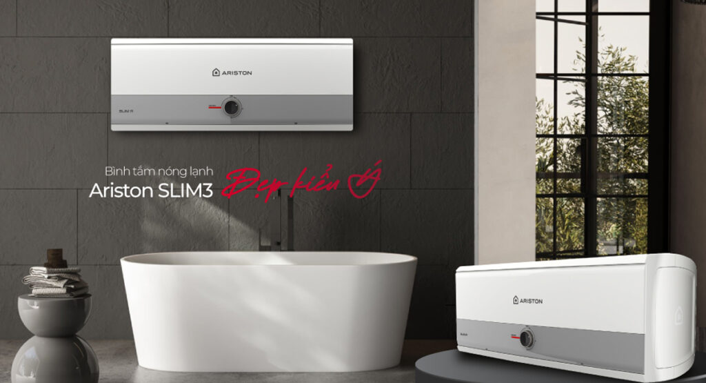 5 Ưu điểm khiến bình nóng lạnh Ariston 20 lít Slim3 20 R luôn được ưa chuộng