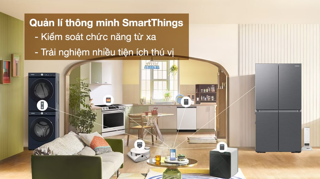 Những ưu điểm có trong tủ lạnh Samsung 4 cánh RF59C700ES9/SV mà bạn nên biết