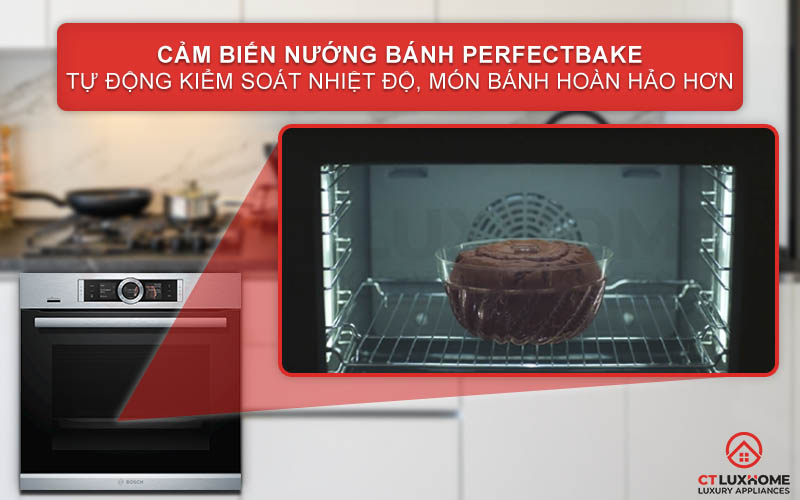 Cảm biến PerfectBakebaking giúp việc nướng bánh trở lên dễ dàng hơn