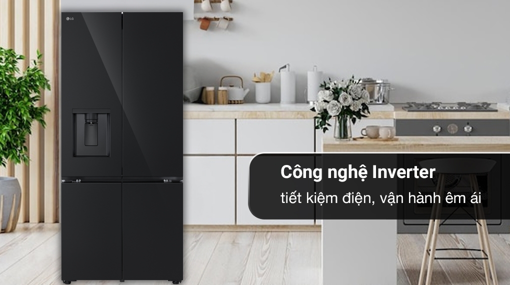 Khám phá mẫu sản phẩm đa tính năng – Tủ lạnh LG 4 cánh LFD61BLGA