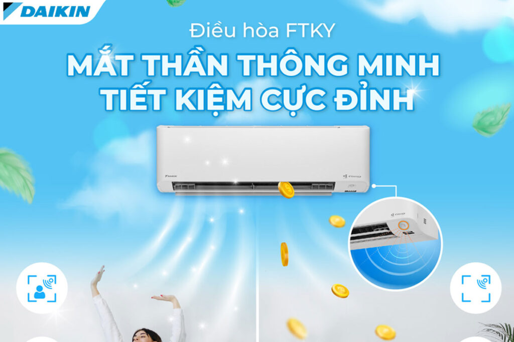 Tổng hợp các tính năng của điều hòa Daikin 18000Btu 1 chiều inverter FTKY50ZVMV