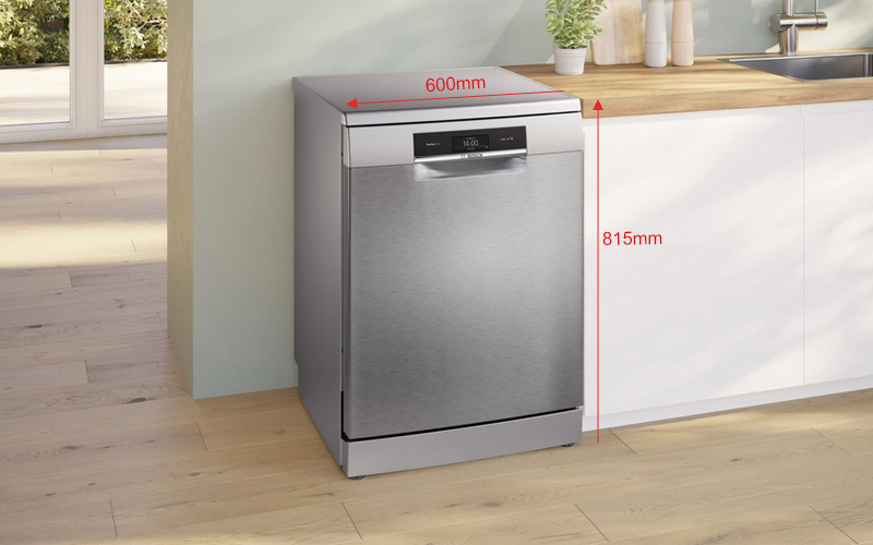 Kích thước máy rửa bát Bosch serie 8 lắp độc lập