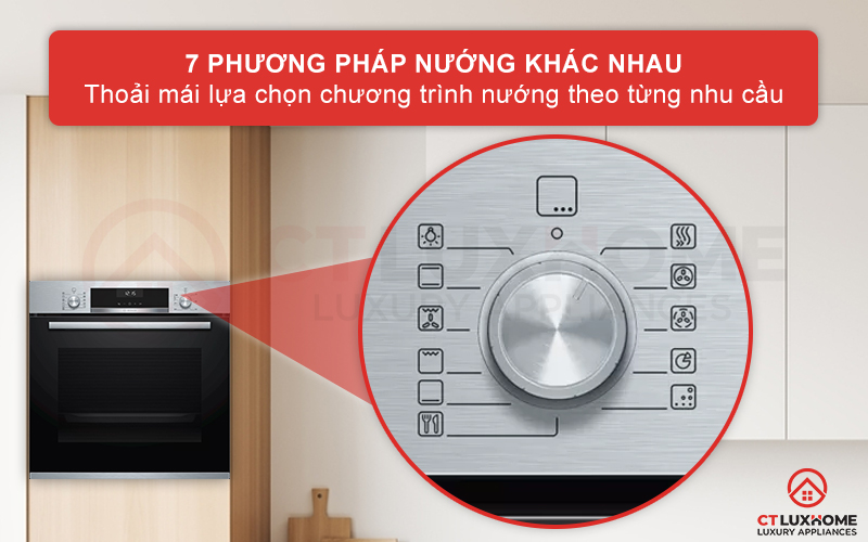 Tùy chọn 7 phương pháp nướng theo nhu cầu sử dụng