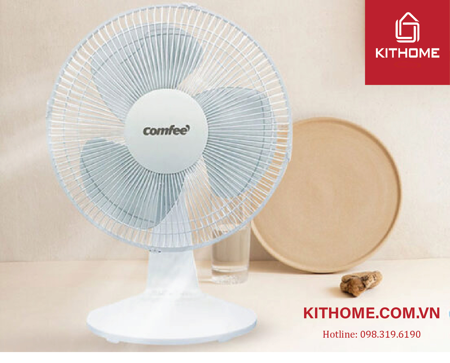 Quạt điện chính hãng Comfee tiết kiệm điện, hiệu suất mạnh