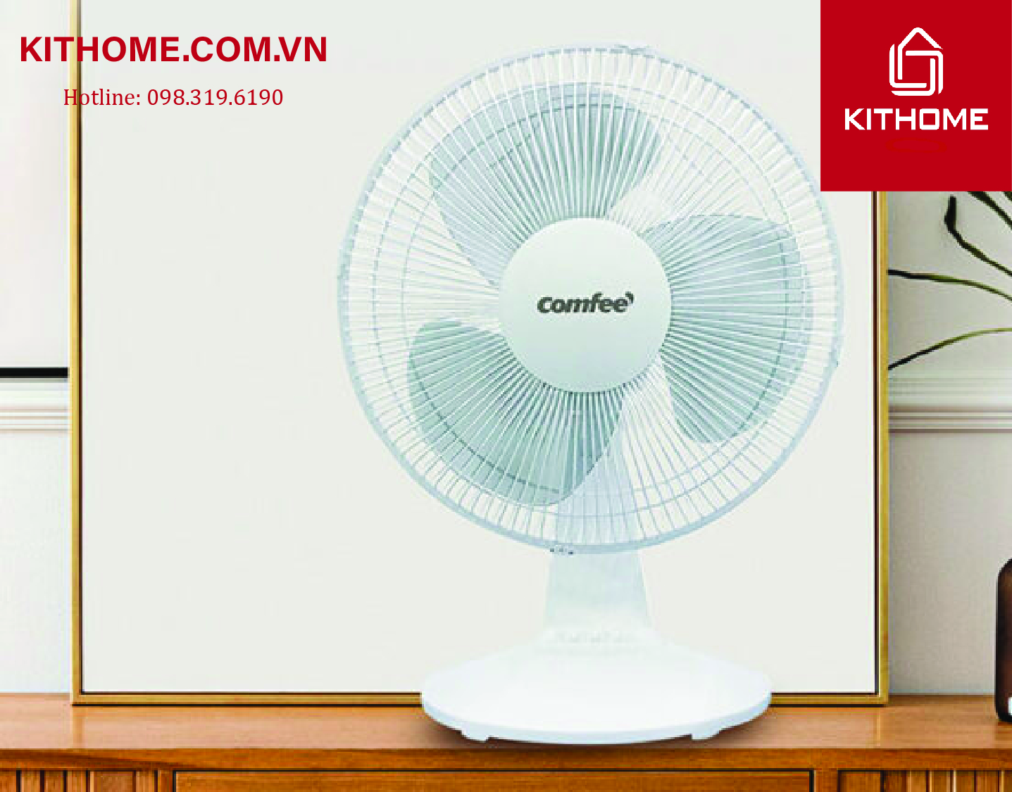 Quạt điện chính hãng Comfee CFT-12PWM0A3 nhiều chế độ gió