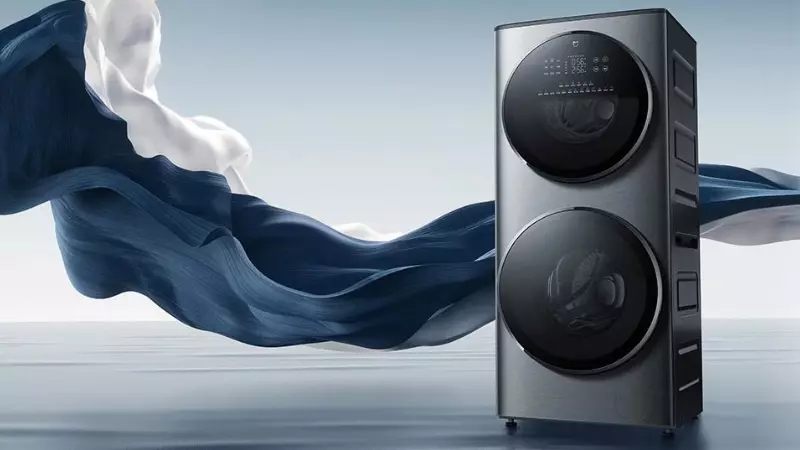 Cuộc sống hiện đại hơn nhờ có tháp giặt sấy Xiaomi Mijia XM21 giặt 15kg sấy 7kg