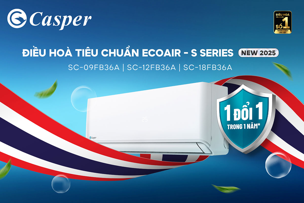Ưu điểm của điều hòa Casper 1 chiều 18000btu SC-18FB36A