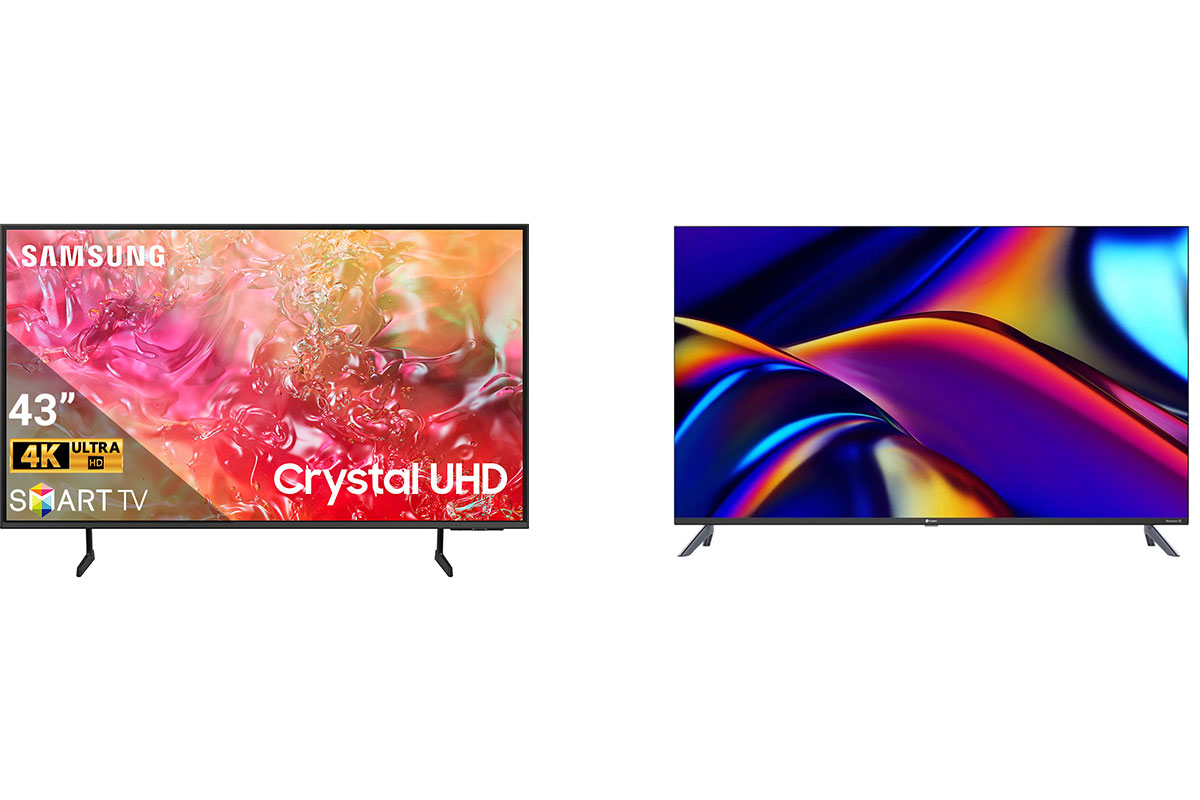 Nên chọn tivi Samsung UA43DU7700KXXV hay tivi Casper 43FGK610