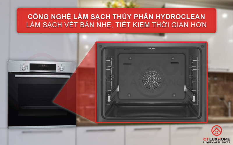 Hỗ trợ làm sạch vết bẩn nhẹ với phương pháp thủy phân