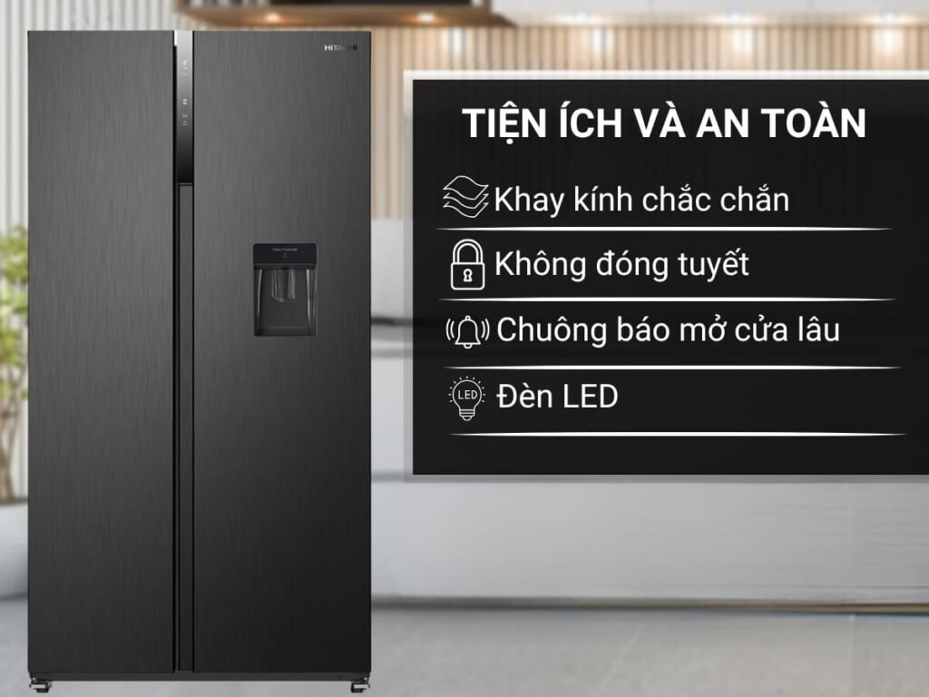 Lựa chọn tủ lạnh Hitachi Side By Side model nào dùng hiệu quả?