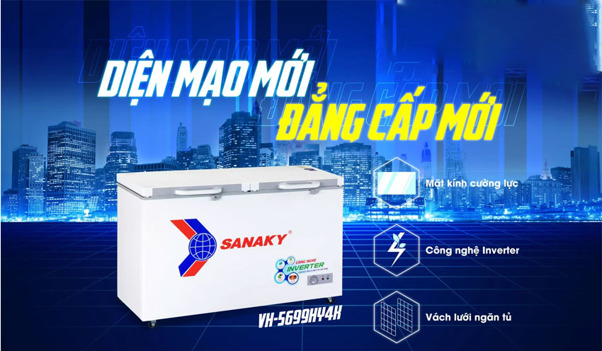 Tổng hợp các công nghệ và tính năng nổi bật trên tủ đông Sanaky VH-5699HY4K Tổng hợp các công nghệ và tính năng nổi bật trên tủ đông Sanaky VH-5699HY4K