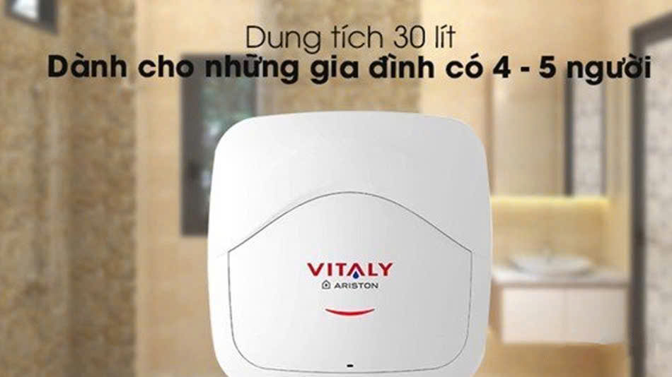 Bình Nóng Lạnh Ariston 30 Lít Vitaly 30 Bình Nóng Lạnh Ariston 30 Lít Vitaly 30
