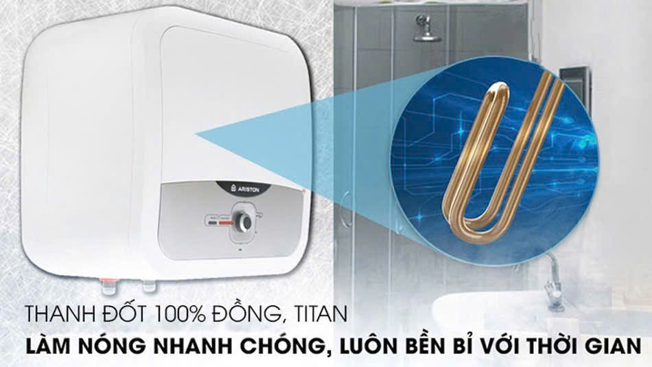 Những ưu điểm vượt trội của bình nóng lạnh Ariston khi dùng nước giếng khoan