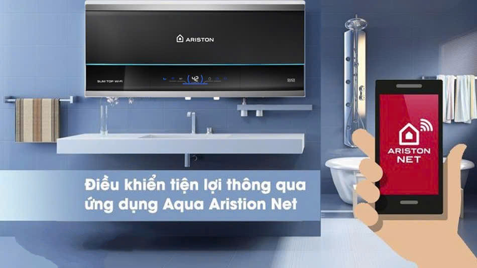 Bình Nóng Lạnh Ariston 20 Lít Slim3 20 Top Wifi Bình Nóng Lạnh Ariston 20 Lít Slim3 20 Top Wifi