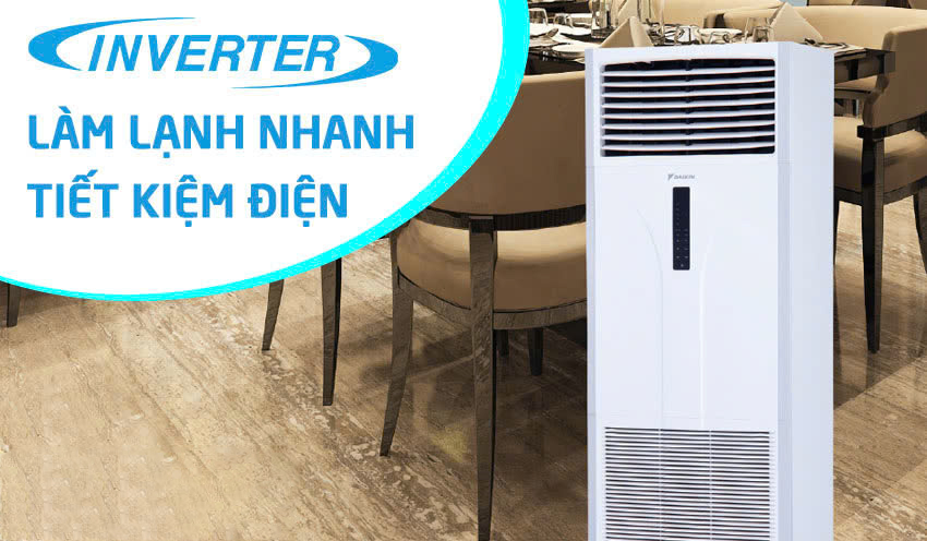 Điều hòa cây Daikin 1 Chiều Inverter 28000Btu FVFC85AV1/RZFC85AV19 làm mát nhanh chóng hiệu quả Điều hòa cây Daikin 1 Chiều Inverter 28000Btu FVFC85AV1/RZFC85AV19 làm mát nhanh chóng hiệu quả