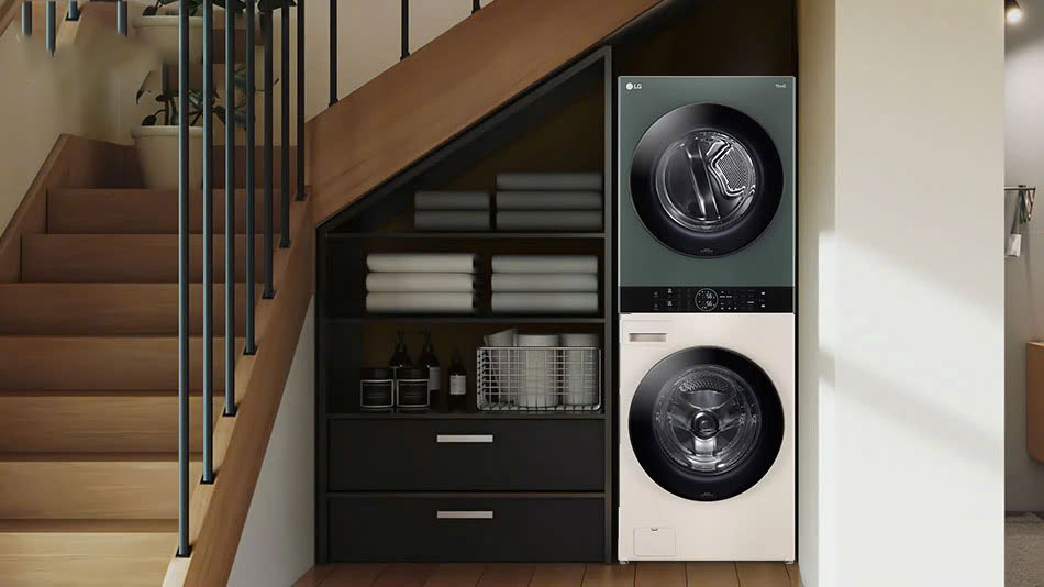 Tháp giặt sấy LG giặt 14kg sấy 10kg WT1410NHEG thiết bị giặt sấy cao cấp và tiện lợi Tháp giặt sấy LG giặt 14kg sấy 10kg WT1410NHEG thiết bị giặt sấy cao cấp và tiện lợi