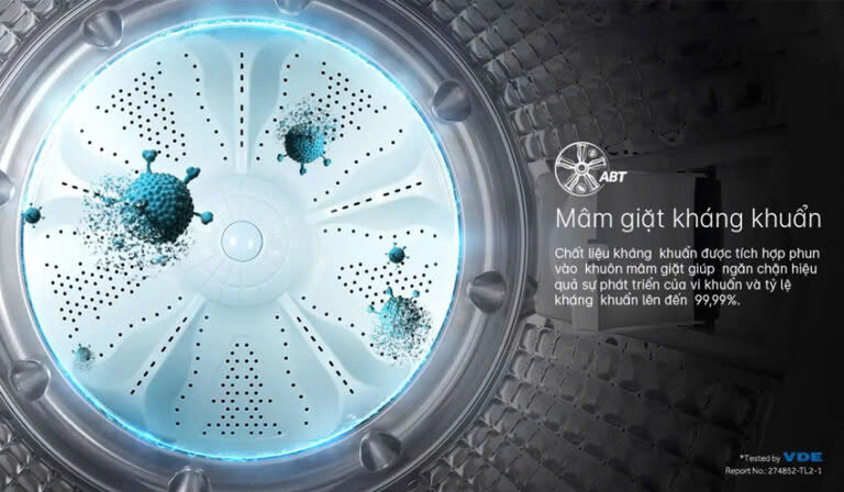 Tính năng tự động làm sạch lồng giặt